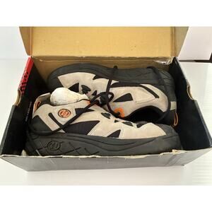 Heelys Predator 7008 Men’s 12 Gray Black Orange NIB Vintage Roller Shoes